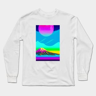 mount Kilimanjaro art Long Sleeve T-Shirt